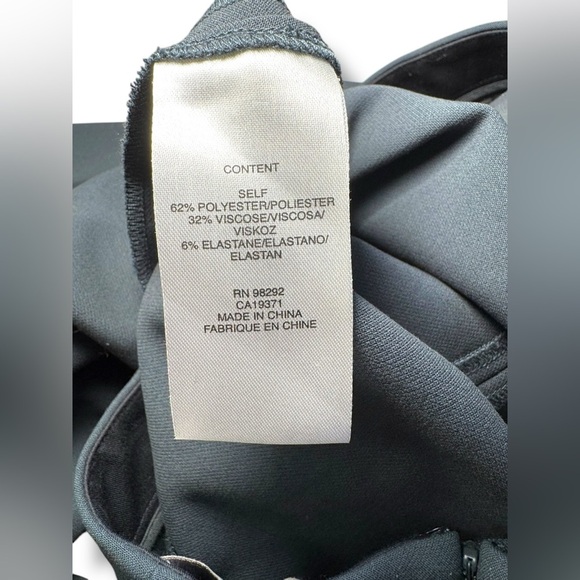 NWT Tibi Anson Stretch Tailored Pants Navy Blue‎ Sz 2 - Picture 7 of 11